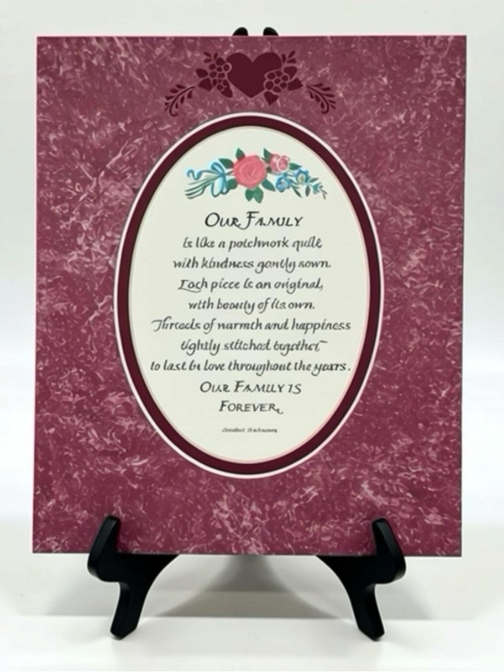 Vintage 8x10 Double Matted, Unframed, Fine Art Print Poems. 1970’s New old stock